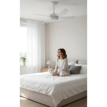 Imagem de Ventilador Teto 90cm Branco c/ Controle Remoto - Ar Fresco - Congratul