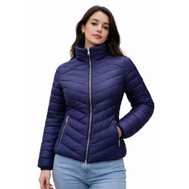 Imagem de Jaqueta Feminina Puffer Casual Facinelli Inverno Acolchoada, Az mrn 62