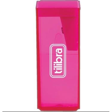 Imagem de Apontador plastico deposito tilibra - ap11 - unidade, ROSA