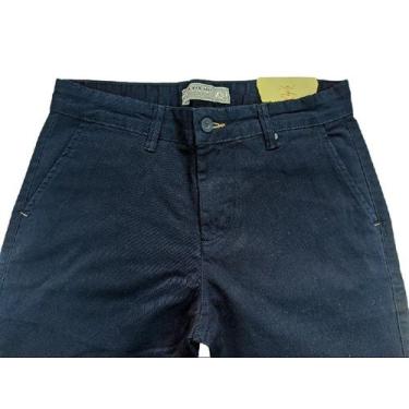 Imagem de Calça Sarja Masculina Esporte Fine Modelagem Regular 3006 Bolso faca -