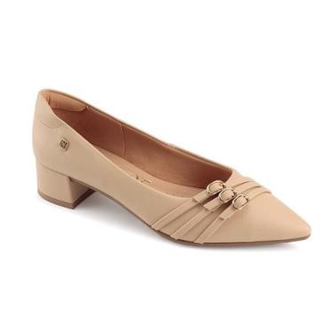 Imagem de Sapato Scarpin Salto Bloco Feminino Santinelli 1546-063-251, Saara, 35