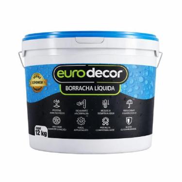 Imagem de Borracha Líquida Impermeabilizante Eurodecor Premium Flexível Antimofo