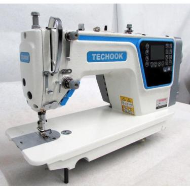 Imagem de Máquina De Costura Reta Eletrônica para confecção em geral - Techook, 