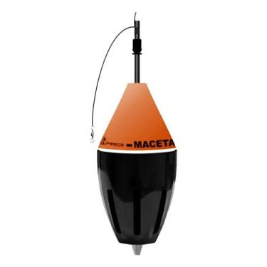 Imagem de Bóia Cevadeira Maceta Copo Preto 70g - Jr Pesca, Laranja