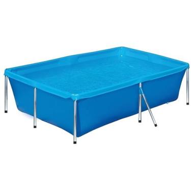 Imagem de Piscina Retangular Estrutura De Ferro Standart 2000 L -  Mor - Mor 