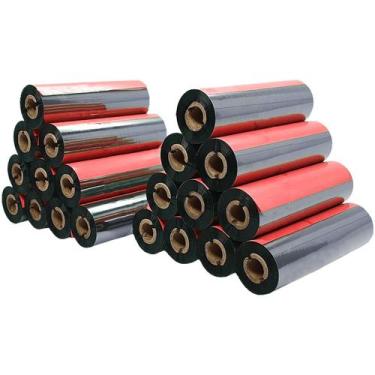 Imagem de Kit 10 Rolos Ribbon Resina 110x74 Externo Modelo: 5010 Para Impressora