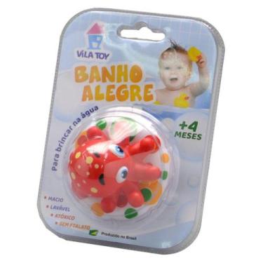 Imagem de Brinquedo Banho Alegre - Polvo - Vila Toy