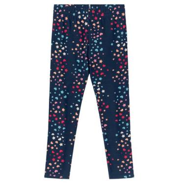 Imagem de Calça legging infantil menina brandili, Marinho, 16