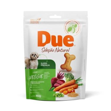 Imagem de Biscoito Due Seleção Natural Veggie Para Cães Adultos 350g