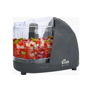 Imagem de Mini Processador Kian MPR-100 Cinza 120W 500ml Lâminas Duplas em Aço I