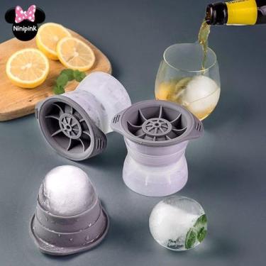 Imagem de Forma De Gelo Silicone Esfera Bola Grande Redonda - oem