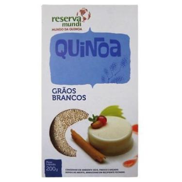 Imagem de Kit 2X: Quinoa em Grãos Branca Sem Glúten Reserva Mundi 200g