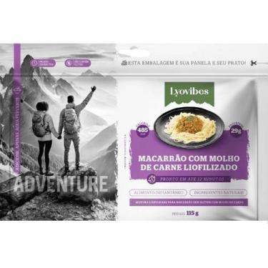 Imagem de Macarrão com Molho de Carne Liofilizado Lyovibes 115g