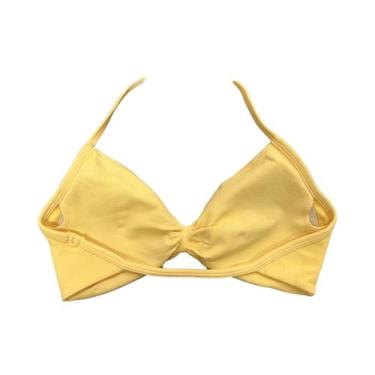 Imagem de Top Esportivo Feminino Acolchoado Com Costas Abertas, Tipo Halter, Par