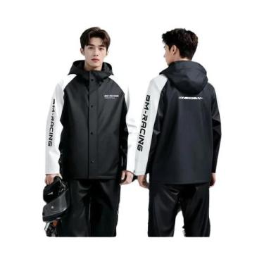 Imagem de Capa De Chuva Unissex Para Motociclistas, Conjunto Impermeável De Corp