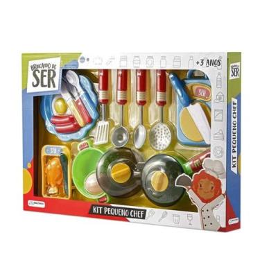 Imagem de Brincando de Ser Kit Pequeno Chef com Acessórios Multikids - BR954