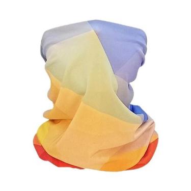 Imagem de Máscara Facial Unissex De Seda Gelada Para Proteção Solar Em Atividade