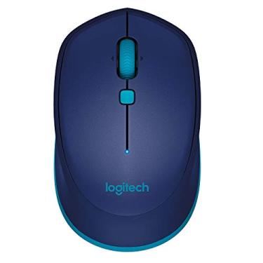 Imagem de Mouse sem fio Logitech M535 com Design Ambidestro, Conexão Bluetooth e Pilha Inclusa - Azul