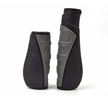 Imagem de Punho de bicicleta de borracha antiderrapante, ergonômico, costurado, à mão, casual, retrô, alavanca, alavanca de velocidade variável para MTB, bicicleta de estrada, bicicletas dobráveis (130 mm/90 mm)
