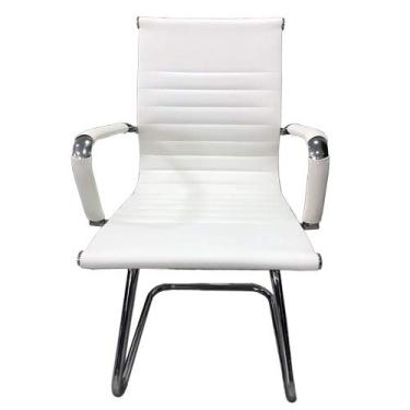 Imagem de CADEIRA DE ESCRITÓRIO INETERLOCUTOR FIXA EAMES (Branca)