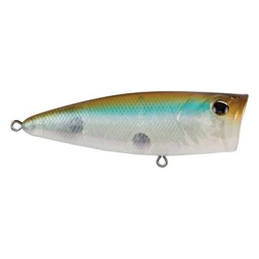 Imagem de Berkley Isca de pesca Bullet Pop Topwater, fantasma perfeito, 14 g, água superior de 80 mm, design ponderado com cauda afinada para distância máxima de lançamento, equipada com gancho Fusion19