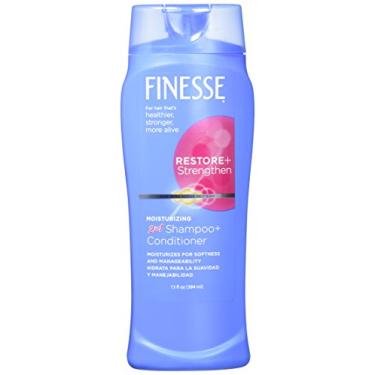 Imagem de Self Adjusting 2 in 1 Moisturizing Shampoo and Conditioner by Finesse for Unisex - 13 oz Shampoo