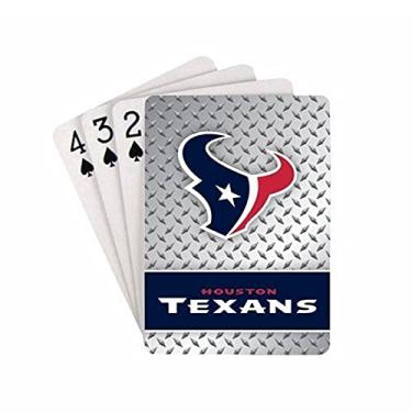 Imagem de Baralho NFL Houston Texans - Pro Specialties Group - Baralho de Cartas - 54 Cartas - Tamanho Padrão - Unissex - Esportes - 18 Anos+