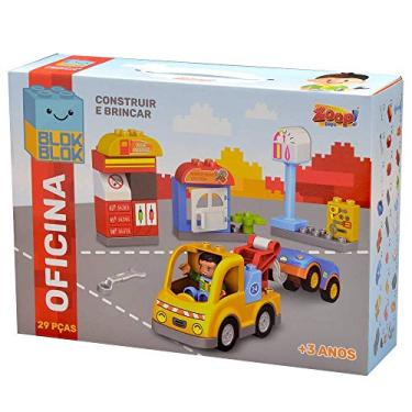 Imagem de Oficina Posto de Gasolina Blok Blok - Zoop Toys ZP00655
