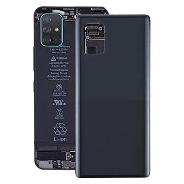 Imagem de HUANGYUNCHAO Acessórios telefônicos Tampa traseira da bateria para Samsung Galaxy A71 5G SM-A716 Substituição do telefone celular