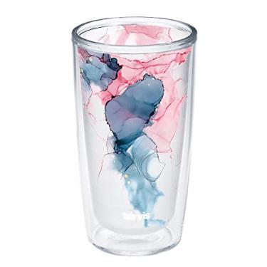 Imagem de Tervis Feito nos EUA - Copo térmico Crystal Nature Collection mantém as bebidas frias e quentes, 473 ml, Summer Bloom