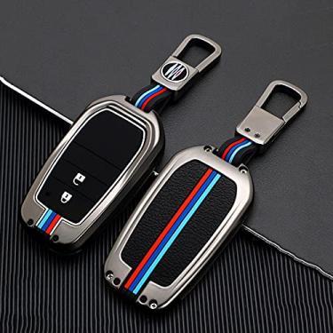 Imagem de CSHU Car Key Case Cover Keychain Key Bag, apto para Toyota Chr Rav4 Auris Avensis Prius Aygo Camry Corolla Land Cruiser 200 Prado Crown, 5