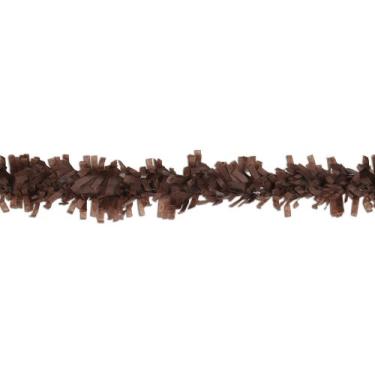 Imagem de Beistle Guirlanda de festa de papel de seda de 24 peças – Decorações de pendurar para festas de aniversário de fim de ano, outono e Ação de Graças, 7,6 m, marrom