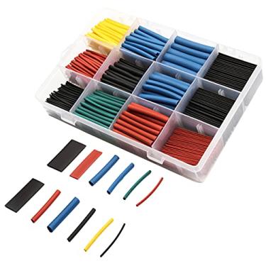 Imagem de Qudai 560pcs 2: 1 H-eat Shrink Tubing Sortment Kit Isolamento Elétrico W-rap Cabo Manga com Caixa de Armazenamento Portátil NP