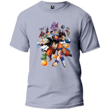 Imagem de Camiseta De Manga Curta Dragon Ball Estampa Malha Algodão - Mtc