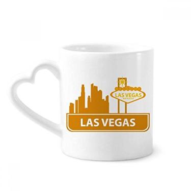 Imagem de Caneca Welcome To Las Vegas Nevada America Caneca de café cerâmica copo de coração de vidro