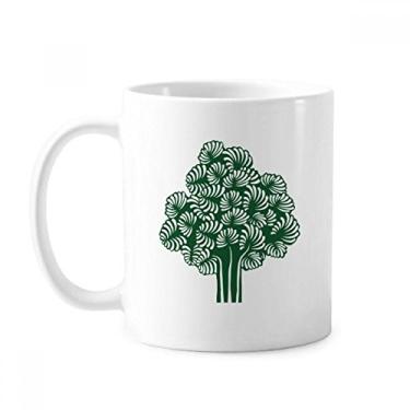 Imagem de Plantas Flores Árvores Folhas Caneca Cerâmica Café Porcelana Utensílios de Mesa
