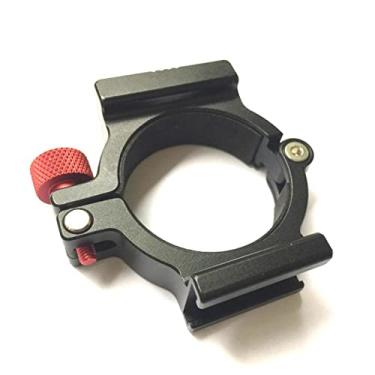 Imagem de MOOKEENONE 1x Gimbal Bracket Clip Gimbal Extension Mount Ring Adapter 1/4 inch for Fill-in Light Microphone Monitor Screw Hot Shoe for Zhiyun Smooth 4
