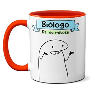 Imagem de Caneca Diz Que Eu Não Sei Nada Da Vida Logo Eu Biólogo (Vermelha)