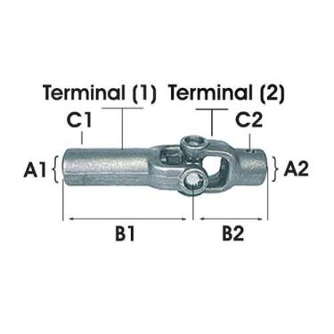 Imagem de JUNTA BASCULANTE LUVA LONGA/CURTA (APLICACAO CZ-101) AÇO