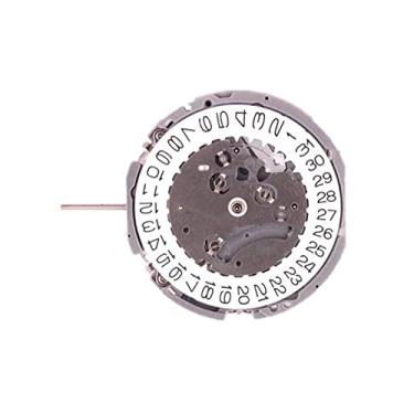 Imagem de MOOKEENONE Movimento do relógio de quartzo, relógio de pulso com cronógrafo de quartzo, posição de data H3, para VK63A