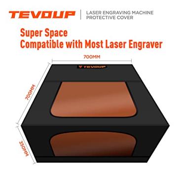 Imagem de LUGU TEVOUP ACMER-R10 Fechamento de G vador a com Ventilação Tampa Proteto Dobrável Seguro Pano à Prova de Fogo À Prova de Poei ustão de Fumaça Proteção pa os Olhos 700 * 700 * 350mm Tamanho