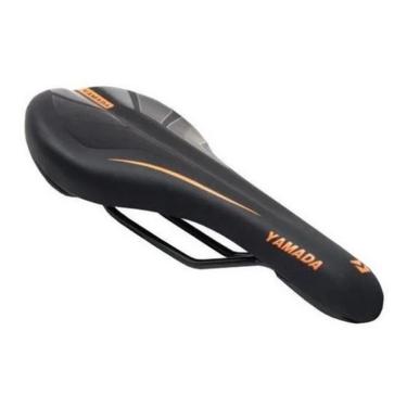 Imagem de Selim Banco De Bike Mtb Yamada Zl-8010 - Preto Com Laranja