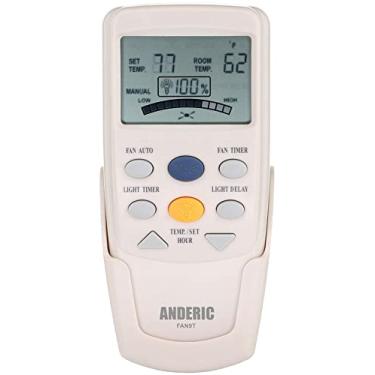 Imagem de Ventilador de substituição para ventilador FAN-9T com controle remoto termostático para ventiladores de teto Hampton Bay – FAN9T (FCC ID: L3HFAN9T, PN: FAN9T)