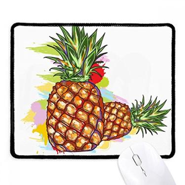 Imagem de Mousepad de desenho de frutas para casais, abacaxis, tapete de borracha para jogos