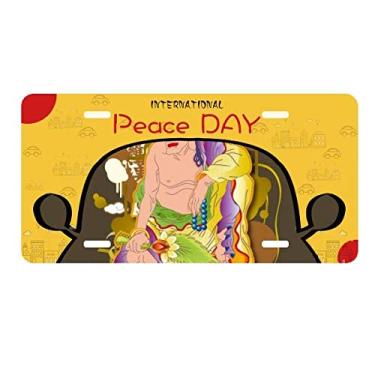 Imagem de DIYthinker Religião Alfândega Dezoito Arhats Placa Etiqueta Decoração de Carro Dia da Paz