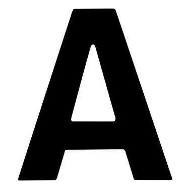 Imagem de Número de placa de casa flutuante 3D, letra 0-9, alfabeto A-Z, 12,7 cm, números modernos de endereço para porta para placa digital ao ar livre, preto, aço inoxidável, parafuso montado, antiferrugem