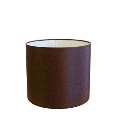 Imagem de Cúpula Abajur Cilíndrica Cp-7010 Ø25x25cm Café