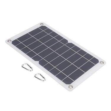 Imagem de Naroote Painel solar comercial Eco-Worthy 7,5 W, painel solar de silicone monocristalino, ciclismo de longa distância para caminhadas, acampamento, montanhismo