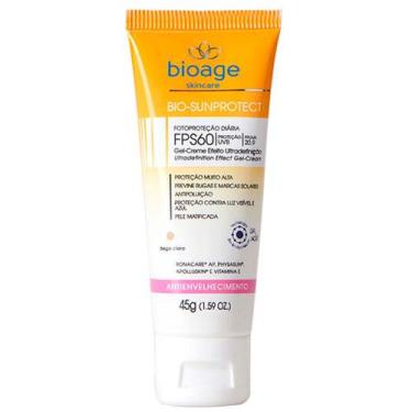 Imagem de Protetor Solar Facial Anti-Idade Bioage Bio Sunprotect - Fps 60 - 45G