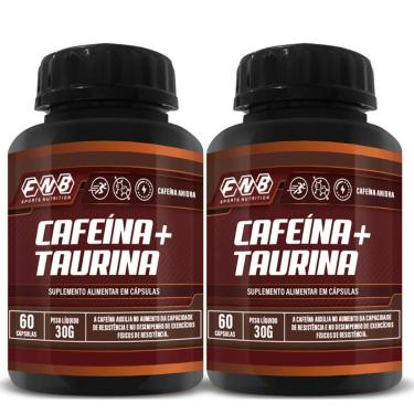Imagem de 2 Cafeina + Taurina 60 Cápsulas 500mg-Unissex